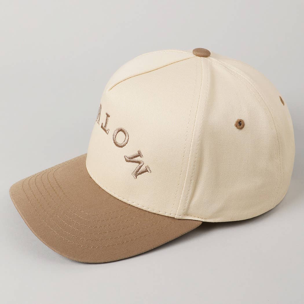 MOTHER Upside Down Lettering Embroidery Cap: MINT / ONE SIZE