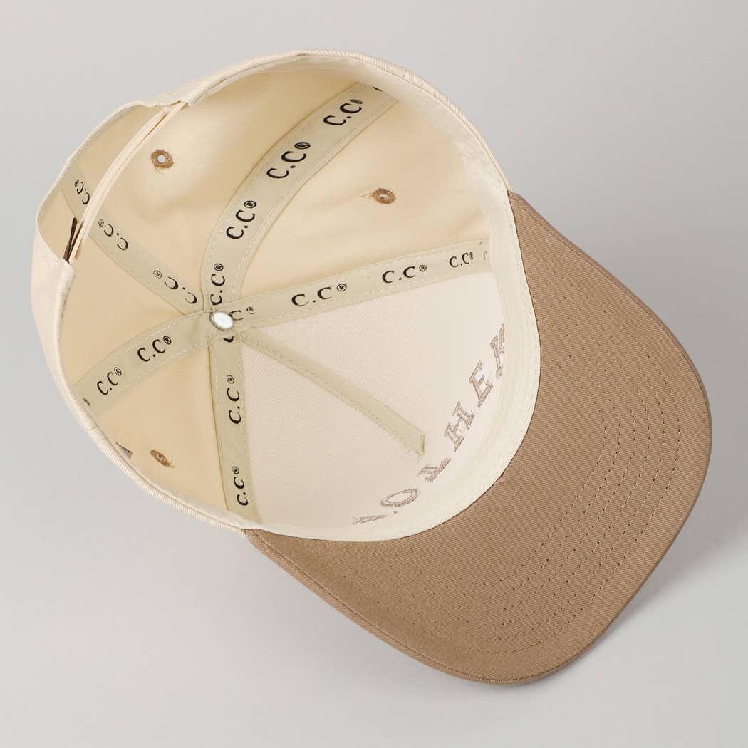 MOTHER Upside Down Lettering Embroidery Cap: MINT / ONE SIZE