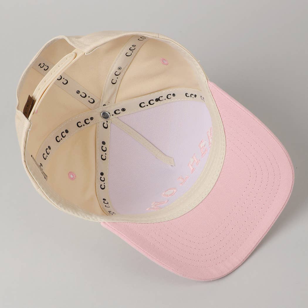 MOTHER Upside Down Lettering Embroidery Cap: MINT / ONE SIZE