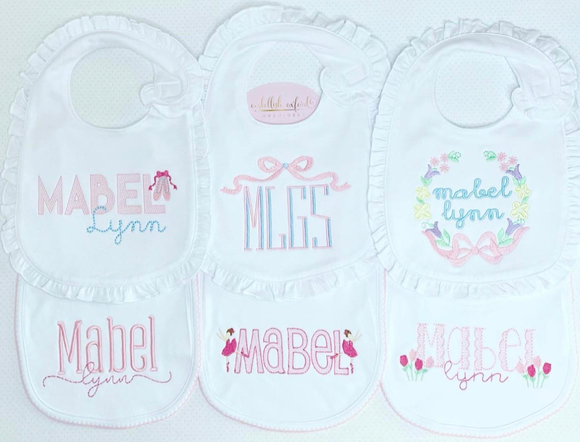 Ruffle Bib Trio