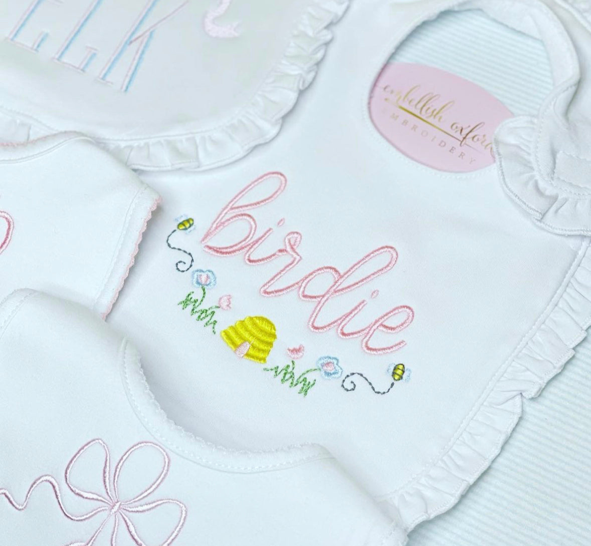 Ruffle Bib Trio