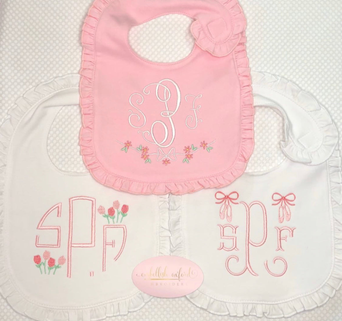 Ruffle Bib Trio