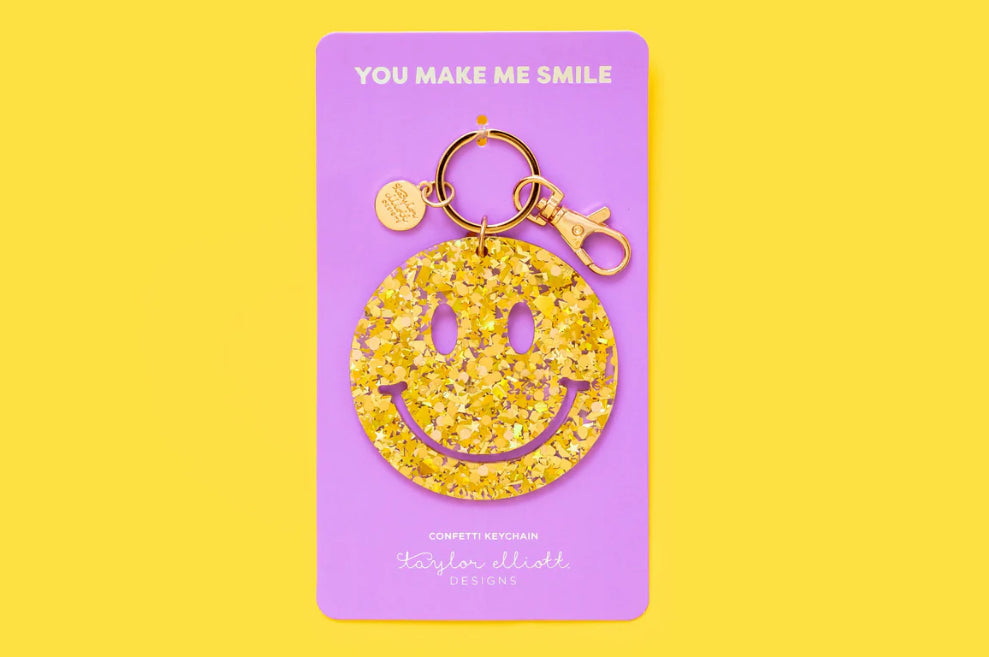 Large Confetti Keychain