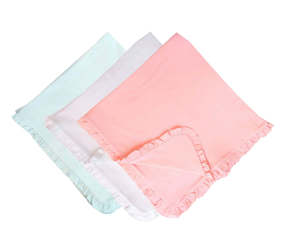 Ruffle Baby Blanket
