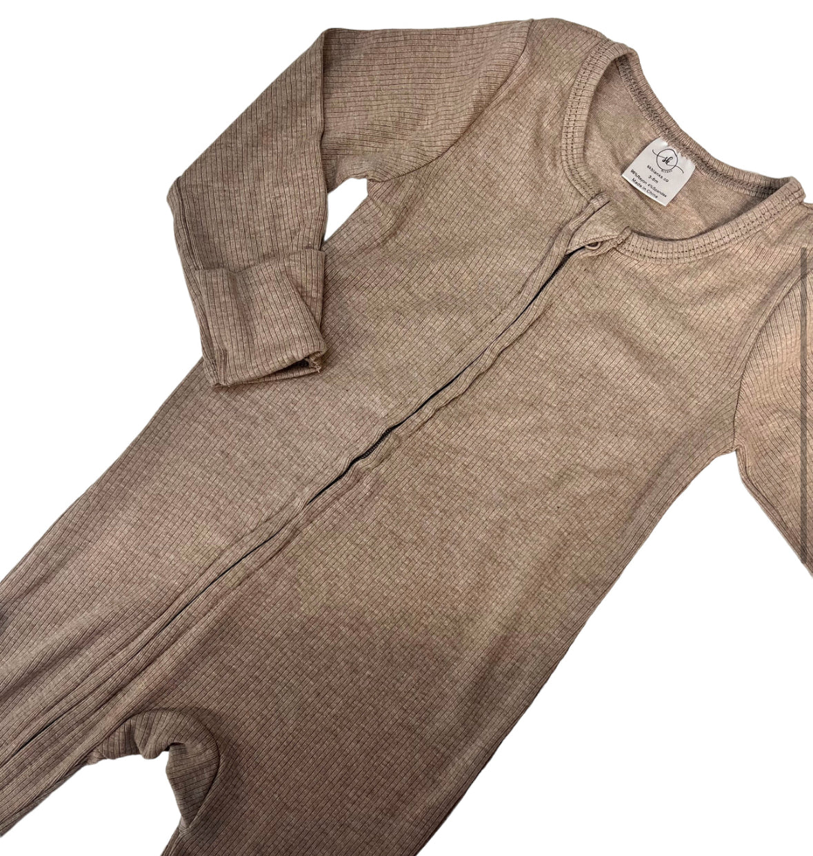 Ribbed Footie - Non Ruffle