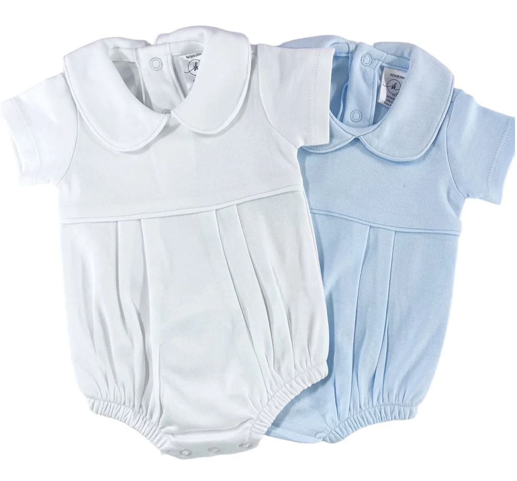 Pleated Bubble Short Sleeve