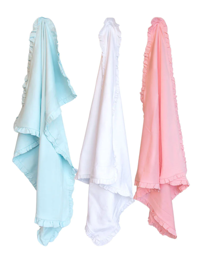Ruffle Baby Blanket
