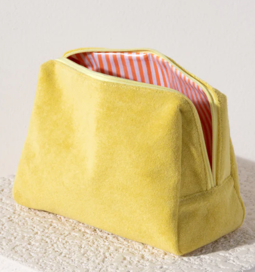 Terrycloth Zip Pouch