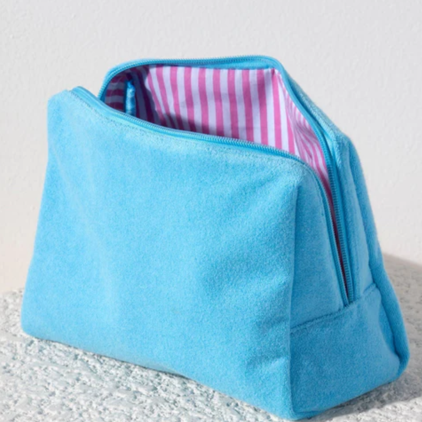Terrycloth Zip Pouch