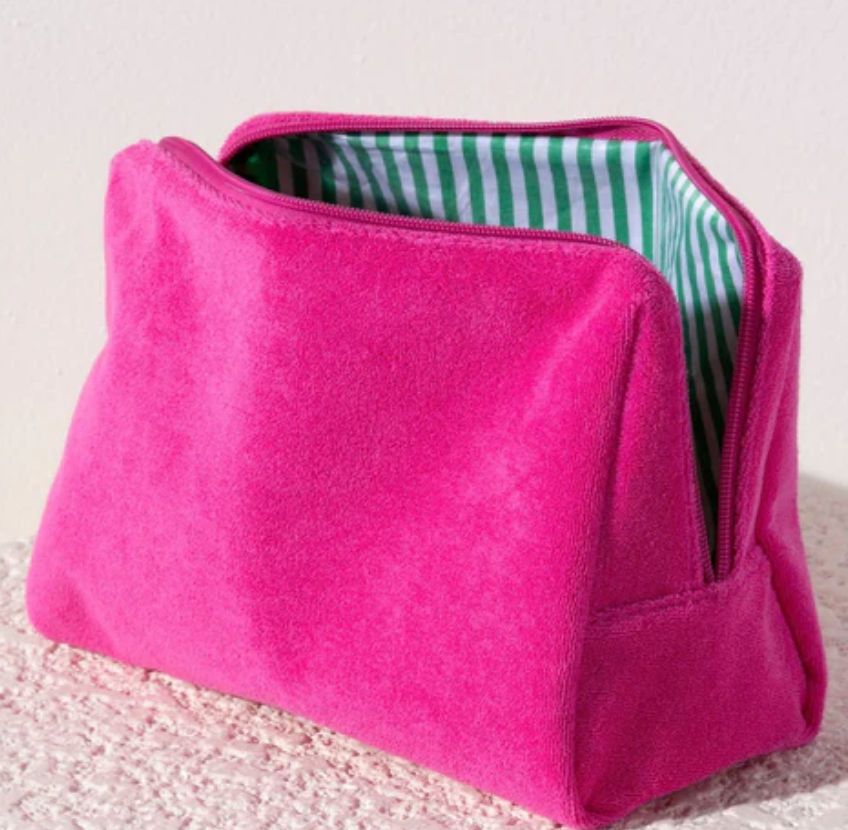 Terrycloth Zip Pouch