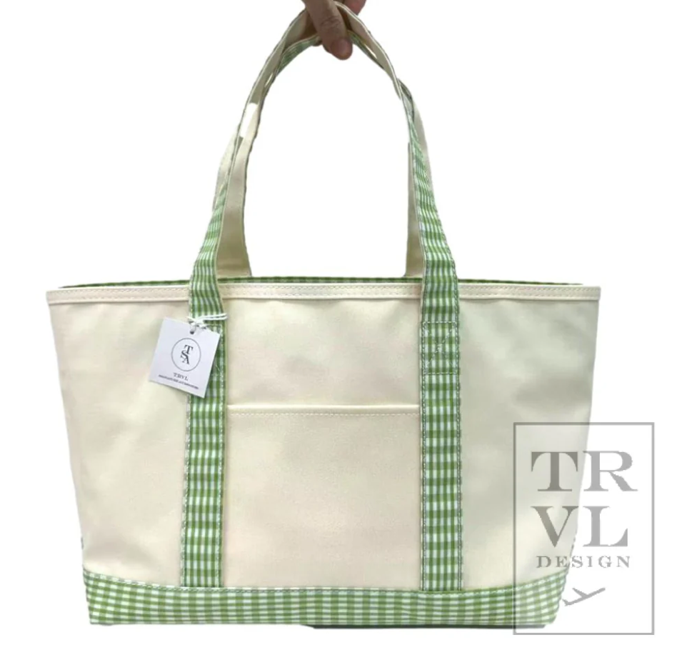 Medium Coated Canvas Tote