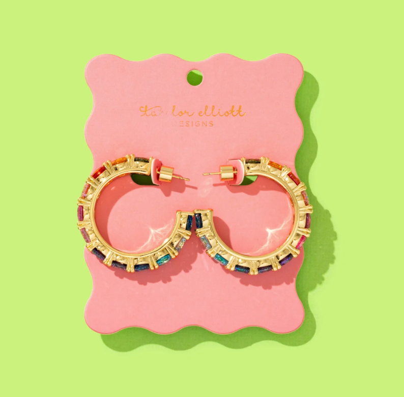Elise Colorful Hoops