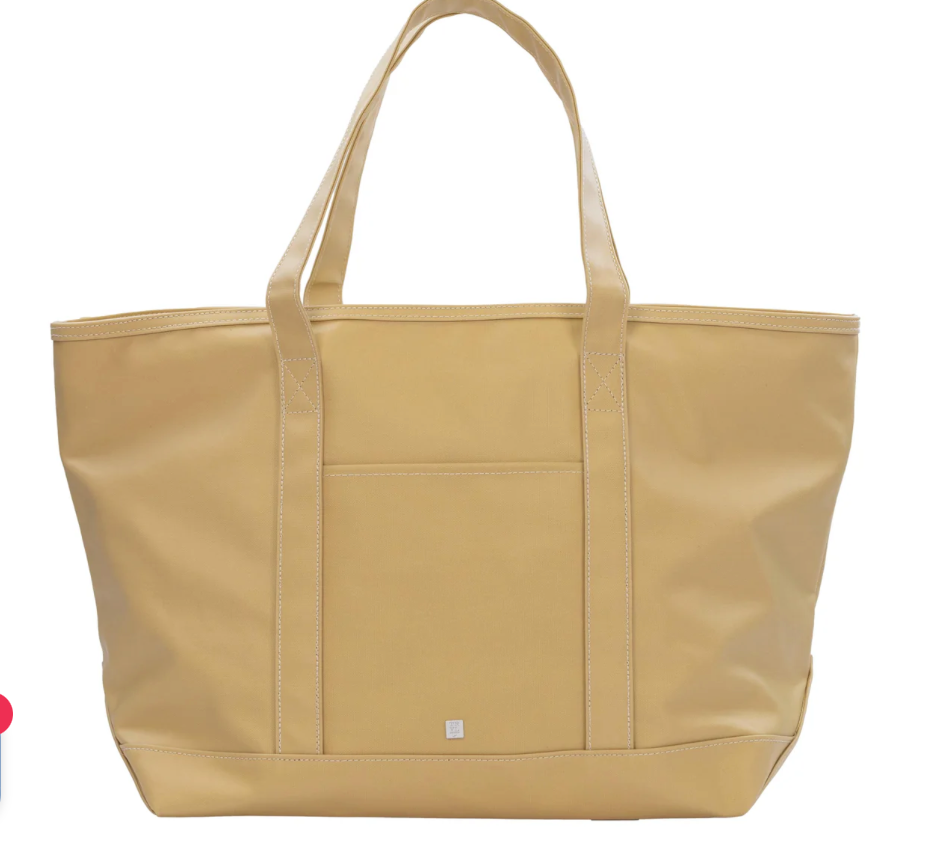 Maxi Coated Canvas Tote