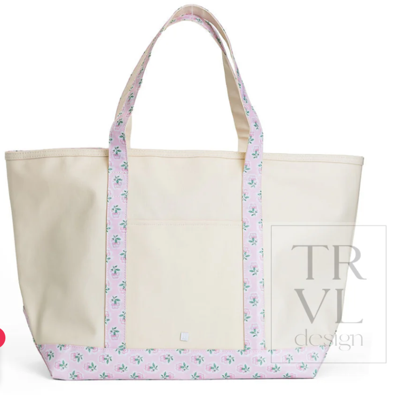Maxi Coated Canvas Tote