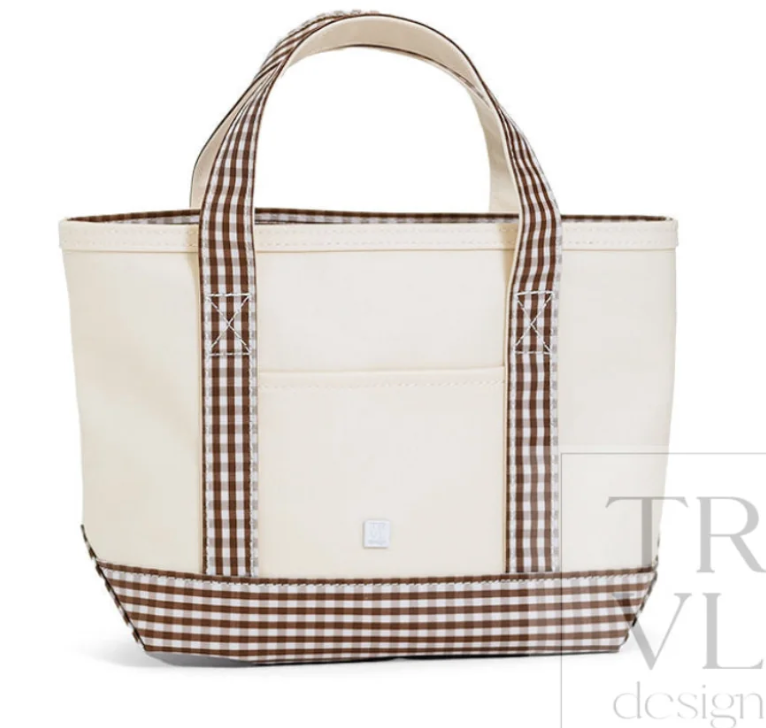 Mini Coated Canvas Tote