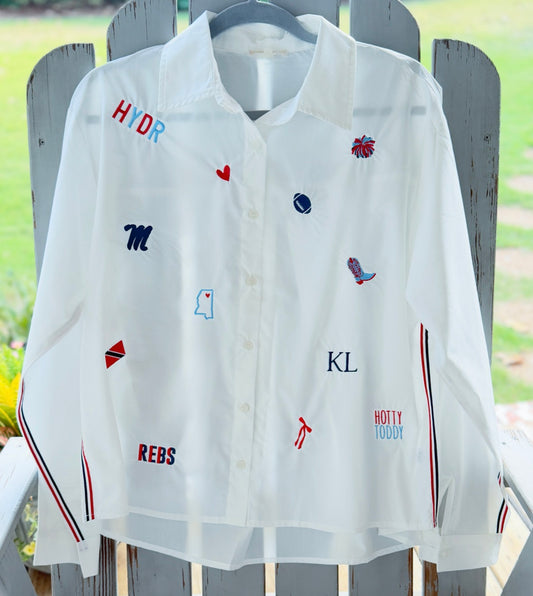 Game Day Icon Button Down