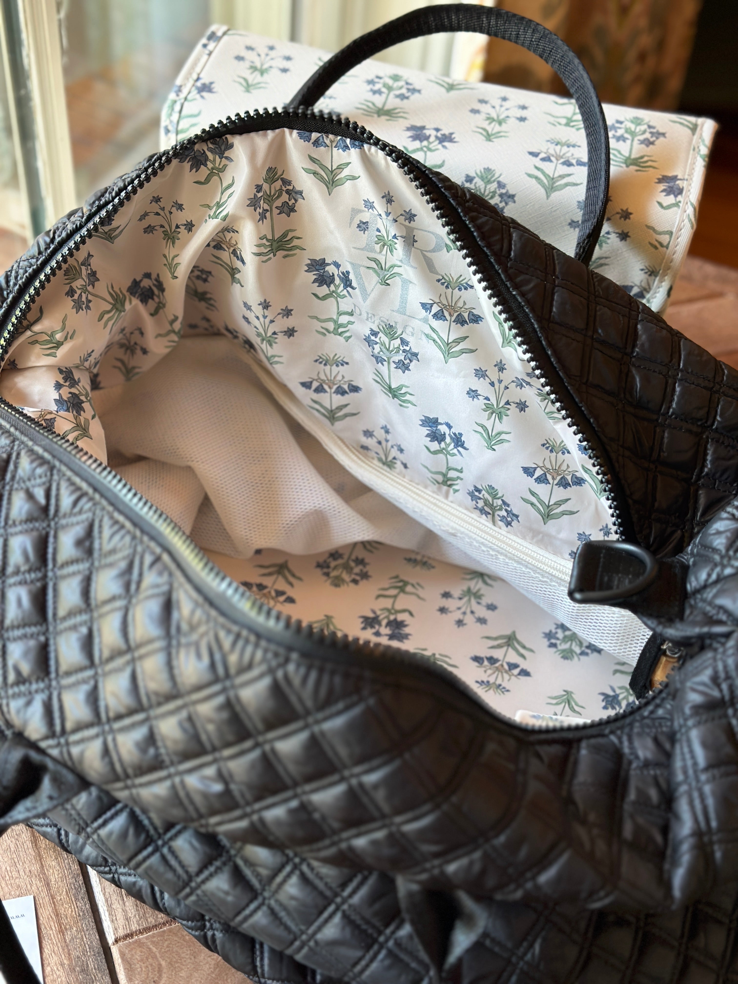 MZ Wallace Jimmy Quilted Shell Tote