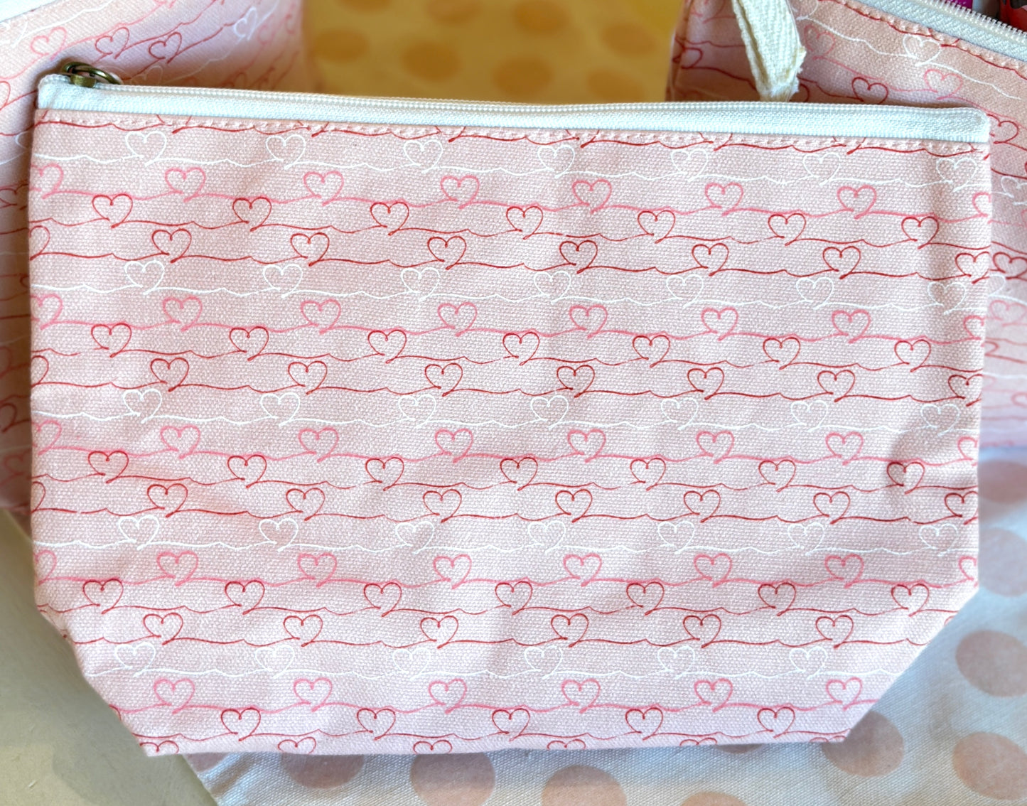 Heartstrings Cosmetic Pouch