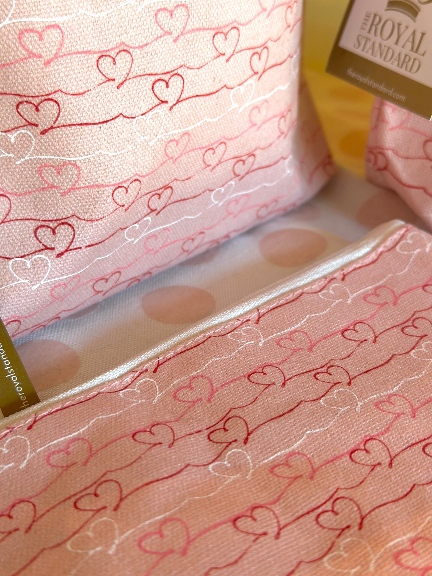 Heartstrings Cosmetic Pouch