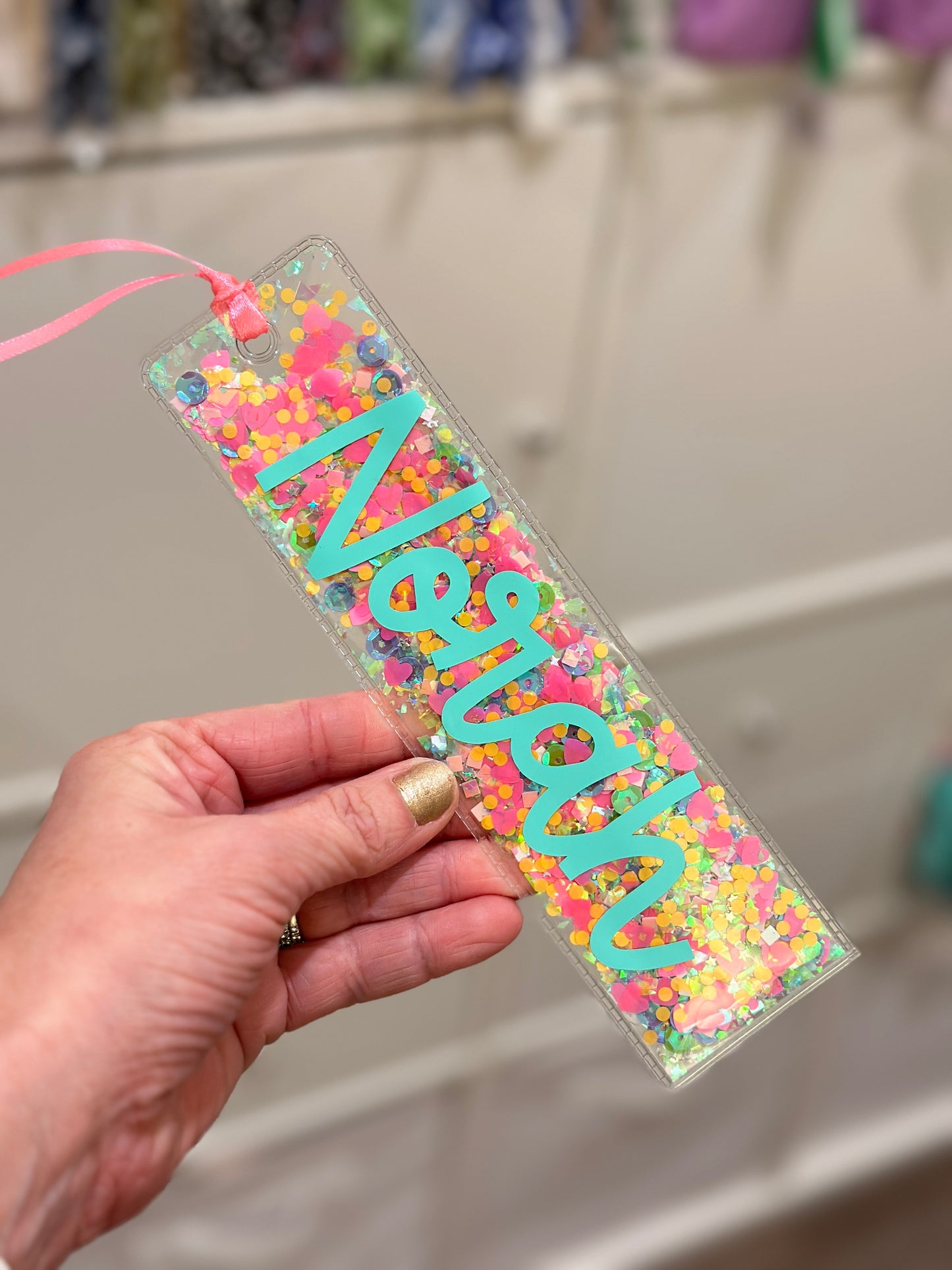 Confetti Bookmark