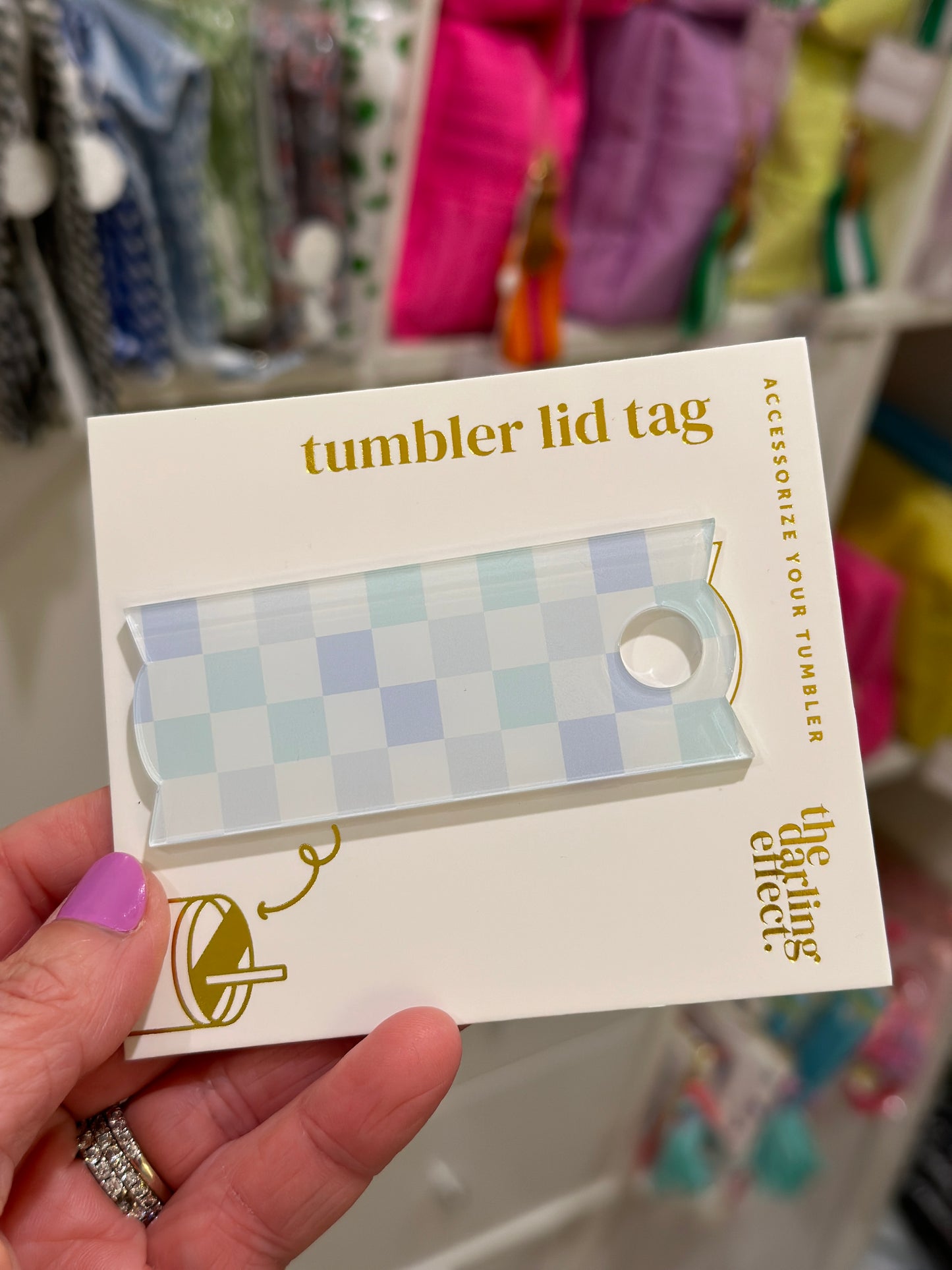 Tumbler Lid Tag