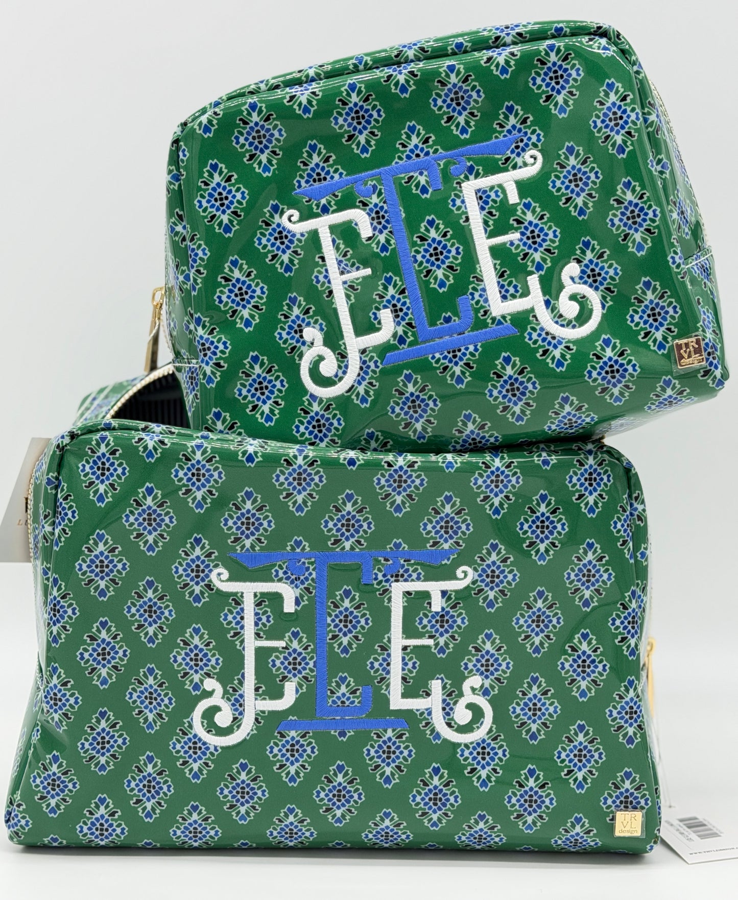 Luxe Gloss Wash Bag Set (Medium/Large)