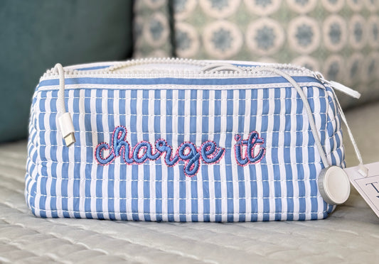 Quilted Pochette Bag