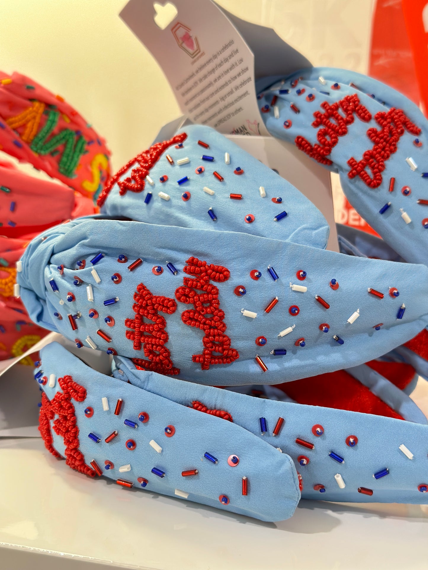 Hotty Toddy Beaded Headband GAME DAY