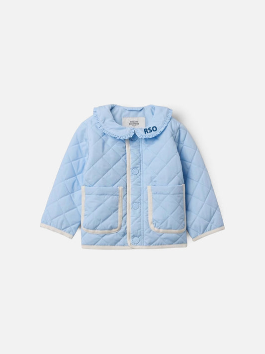 Toddler Quilted Jacket with Ruffle