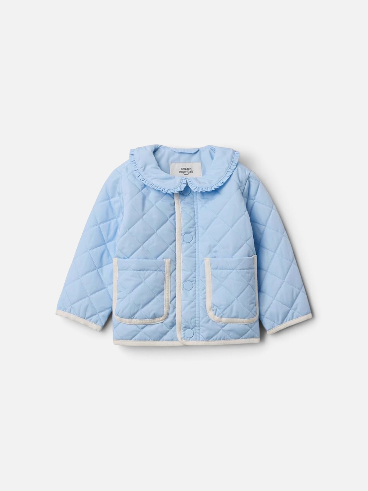 Toddler Quilted Jacket with Ruffle