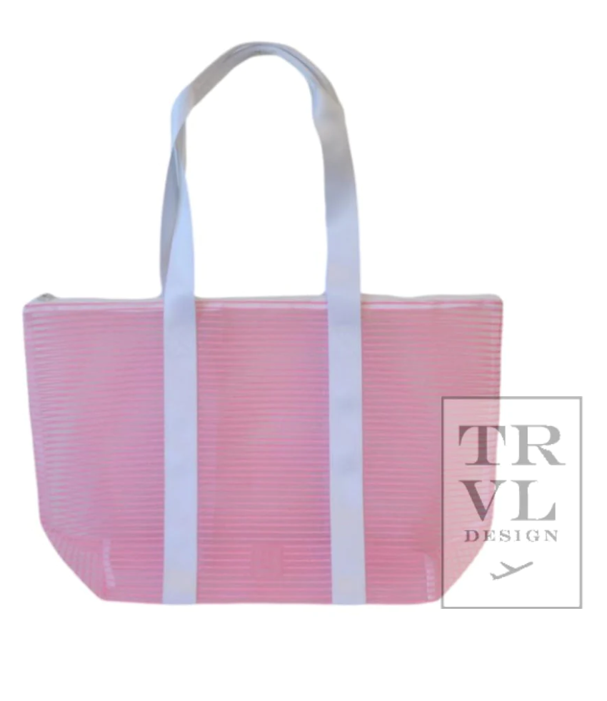 Beach Tote + Removable Pouch