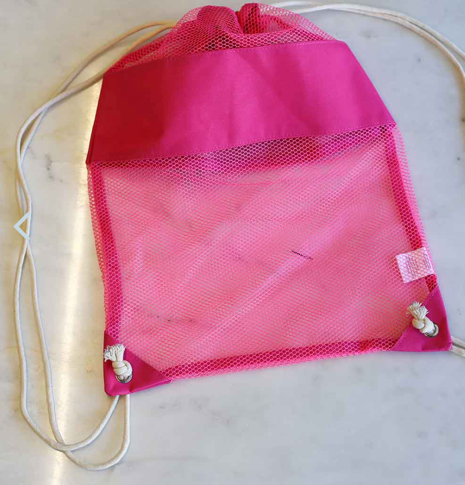 Kids Mesh Drawstring Bag