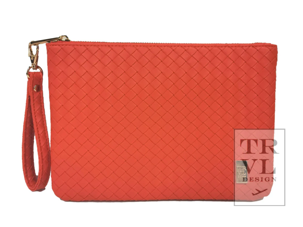 Luxe Woven Wristlet