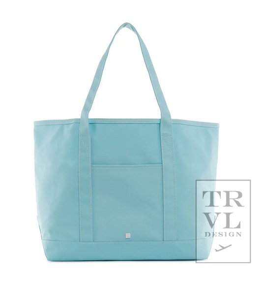 Maxi Coated Canvas Tote