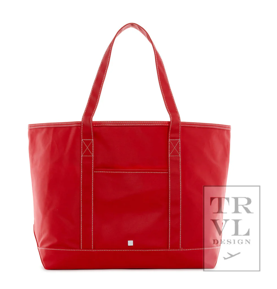 Maxi Coated Canvas Tote