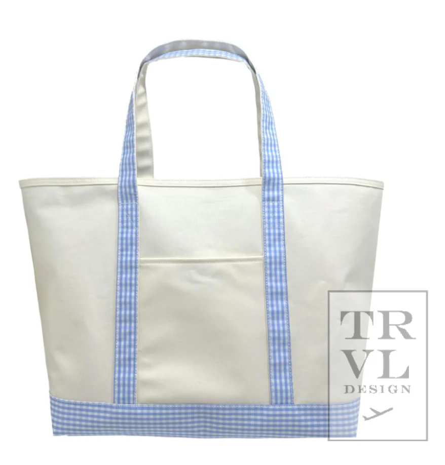 Maxi Coated Canvas Tote