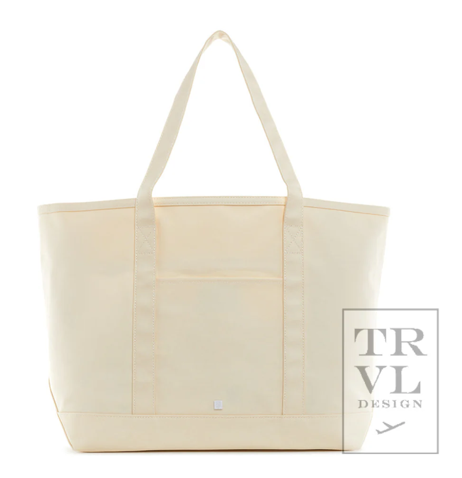 Maxi Coated Canvas Tote