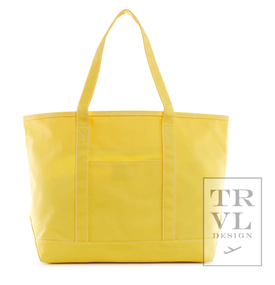 Maxi Coated Canvas Tote