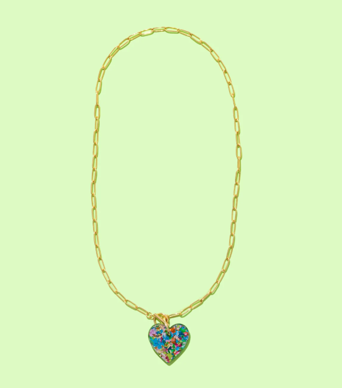 Confetti Heart Necklace