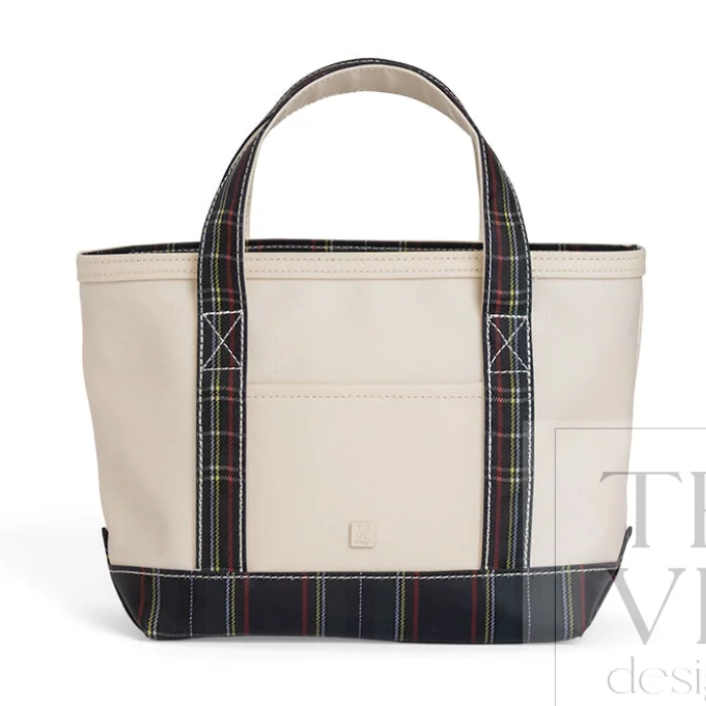 Mini Coated Canvas Tote
