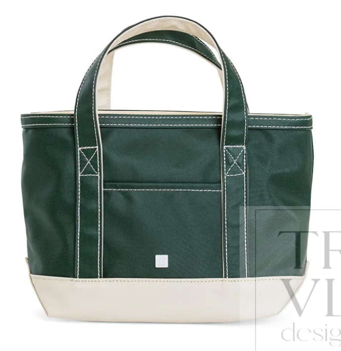Mini Coated Canvas Tote