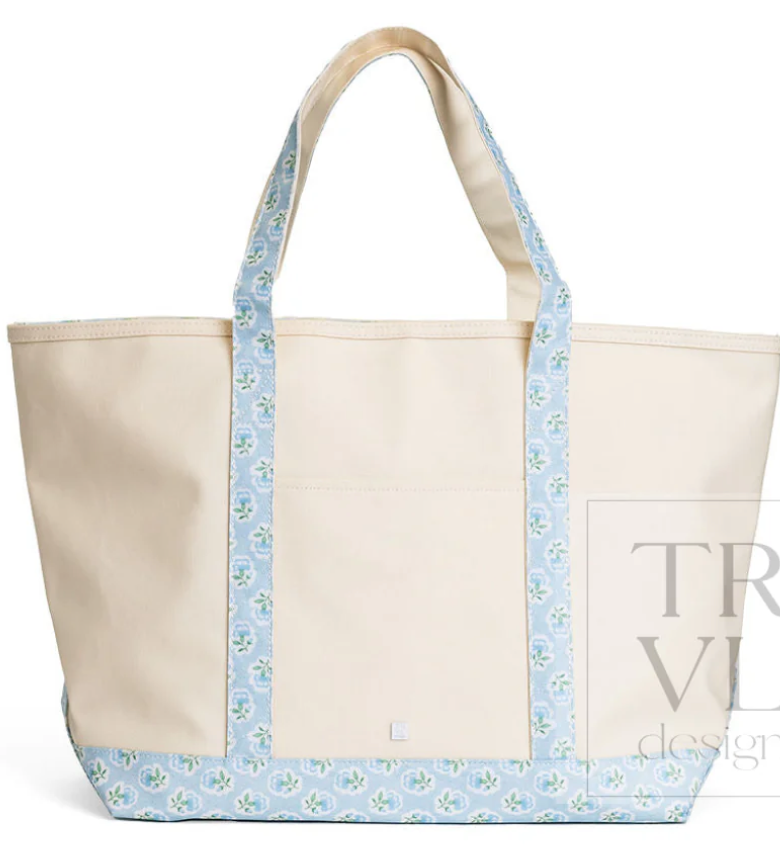 Maxi Coated Canvas Tote