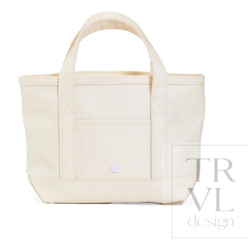 Mini Coated Canvas Tote