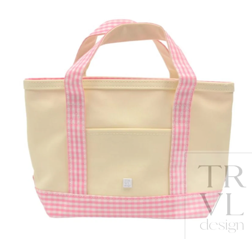 Mini Coated Canvas Tote
