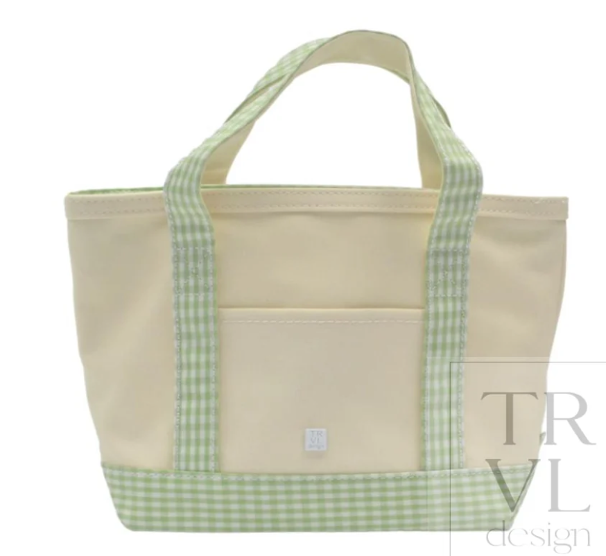 Mini Coated Canvas Tote