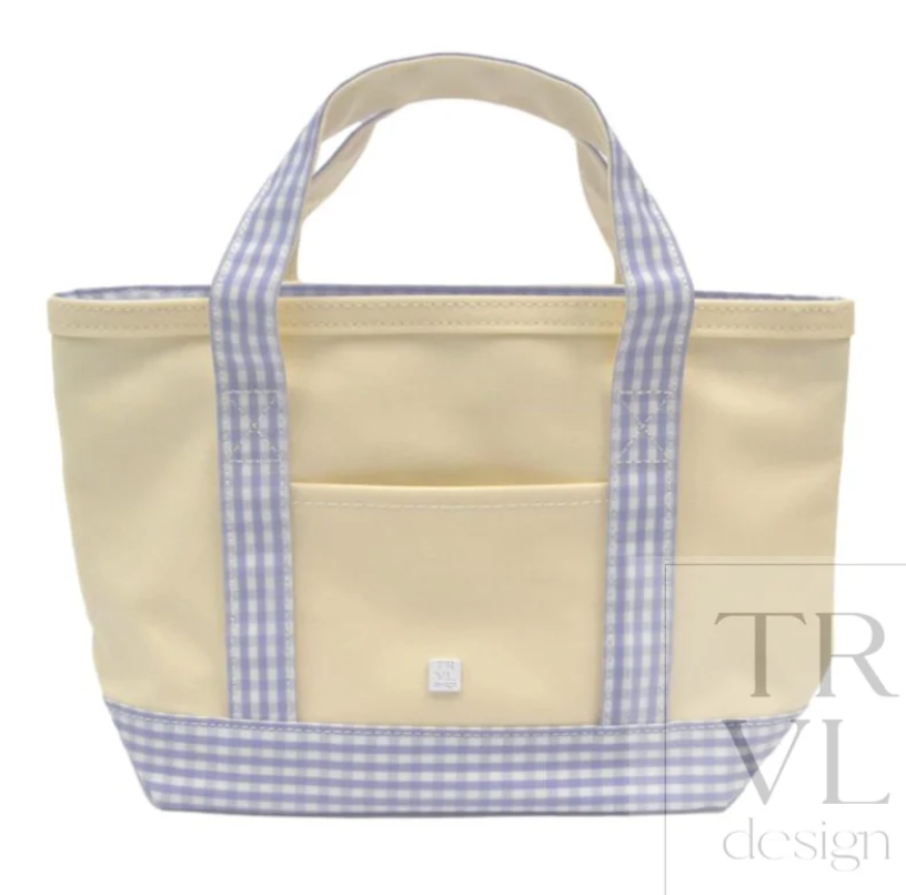 Mini Coated Canvas Tote