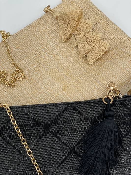 Bali Straw Clutch